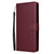 iPhone 17 3-Card Slots Multifunctional Leather Phone Case - Wine Red
