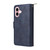 iPhone 17 9 Card Slots Zipper Wallet Bag Leather Phone Case - Blue