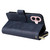 iPhone 17 9 Card Slots Zipper Wallet Bag Leather Phone Case - Blue
