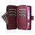 iPhone 17 9 Card Slots Zipper Wallet Bag Leather Phone Case - Wine Red