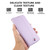 iPhone 17 ABEEL Delicate Texture Splicing RFID Leather Phone Case - Purple