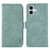 iPhone 17 ABEEL Frosted Magnetic RFID Leather Phone Case - Cyan