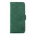 iPhone 17 ABEEL Frosted Magnetic RFID Leather Phone Case - Green