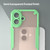 iPhone 17 Armor Glaze PC Hybrid TPU Phone Case - Green