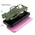 iPhone 17 Armor Magsafe Holder PC Hybrid TPU Phone Case - Army Green