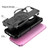 iPhone 17 Armor Magsafe Holder PC Hybrid TPU Phone Case - Black