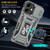 iPhone 17 Armor PC + TPU Camera Shield Phone Case - Grey