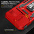 iPhone 17 Armor PC + TPU Camera Shield Phone Case - Red