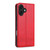 iPhone 17 AZNS Magnetic Calf Texture Flip Leather Phone Case - Red