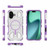 iPhone 17 BIBERCAS Transparent Color Series MagSafe Air Bag Shockproof Phone Case - Purple