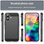 iPhone 17 Brushed Texture Carbon Fiber TPU Phone Case - Black