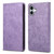 iPhone 17 Business Solid Color Magnetic RFID Leather Phone Case - Purple