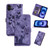 iPhone 17 Butterfly Cat Embossing Flip Leather Phone Case - Purple iPhone 17 Butterfly Cat Embossing Flip Leather Phone Case - Purple