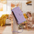 iPhone 17 Butterfly Love Flower Multi-card Zipper Wallet Leather Phone Case - Light Purple