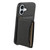 iPhone 17 Calf Texture Card Bag Design Full Coverage Phone Case - Black
