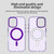 iPhone 17 Candy Magsafe PC Hybrid TPU Phone Case - Purple
