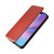 iPhone 17 Carbon Fiber Texture Flip Leather Phone Case - Brown