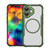 iPhone 17 Carbon Fiber Texture MagSafe Translucent Phone Case - Green iPhone 17 Carbon Fiber Texture MagSafe Translucent Phone Case - Green