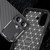 iPhone 17 Carbon Fiber Texture Shockproof TPU Phone Case - Black