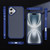 iPhone 17 Carbon Fiber Texture Skin-feel MagSafe Phone Case - Blue