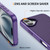 iPhone 17 Carbon Fiber Texture Skin-feel MagSafe Phone Case - Purple iPhone 17 Carbon Fiber Texture Skin-feel MagSafe Phone Case - Purple
