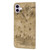 iPhone 17 Cartoon Sakura Cat Embossed Leather Phone Case - Brown iPhone 17 Cartoon Sakura Cat Embossed Leather Phone Case - Brown