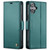 iPhone 17 CaseMe 023 Butterfly Buckle Litchi Texture RFID Anti-theft Leather Phone Case - Green