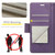 iPhone 17 CaseMe 023 Butterfly Buckle Litchi Texture RFID Anti-theft Leather Phone Case - Purple