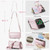 iPhone 17 CaseMe C36 Card Slots Zipper Wallet RFID Anti-theft Leather Phone Case - Pink iPhone 17 CaseMe C36 Card Slots Zipper Wallet RFID Anti-theft Leather Phone Case - Pink