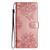 iPhone 17 Cherry Blossom Butterfly Skin Feel Embossed PU Phone Case - Rose Gold