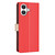 iPhone 17 Color Matching RFID Anti-theft Leather Phone Case - Red iPhone 17 Color Matching RFID Anti-theft Leather Phone Case - Red