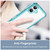 iPhone 17 Colorful Series Acrylic + TPU Phone Case - Transparent Blue