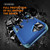 iPhone 17 Commuter Shockproof TPU + PC Phone Case - Royal Blue+Grey Green