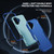 iPhone 17 Commuter Shockproof TPU + PC Phone Case - Royal Blue+Grey Green