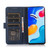 iPhone 17 Cow Texture Leather Phone Case - Blue