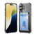 iPhone 17 Crystal Clear Card Slot PC Hybrid TPU Phone Case - Transparent
