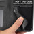 iPhone 17 Cubic Grid Calf Texture Magnetic Leather Phone Case - Black