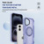 iPhone 17 Defend Rugged Gear Holder MagSafe Phone Case - Light Purple + Transparent Purple iPhone 17 Defend Rugged Gear Holder MagSafe Phone Case - Light Purple + Transparent Purple