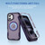 iPhone 17 Defend Rugged Gear Holder MagSafe Phone Case - Purple + Dark Purple