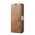 iPhone 17 DG.MING Crazy Horse Texture Detachable Magnetic Leather Phone Case - Brown