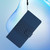 iPhone 17 Diamond Embossed Skin Feel Leather Phone Case - Dark Blue