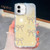 iPhone 17 Diamond Glitter Bow-knot Four-Corner Shockproof Phone Case - Light Yellow