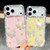 iPhone 17 Diamond Glitter Pearl Butterfly Four-Corner Shockproof Phone Case - White