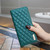 iPhone 17 Diamond Lattice Magnetic Leather Flip Phone Case - Green iPhone 17 Diamond Lattice Magnetic Leather Flip Phone Case - Green