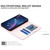 iPhone 17 Diamond Lattice Magnetic Leather Flip Phone Case - Pink