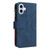 iPhone 17 Dual-color 9 Card Slots Zipper Wallet Leather Phone Case - Blue iPhone 17 Dual-color 9 Card Slots Zipper Wallet Leather Phone Case - Blue