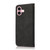 iPhone 17 Dual-color Stitching Leather Phone Case - Black Rose Gold