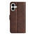 iPhone 17 Dual-side Magnetic Buckle Horizontal Flip Leather Phone Case - Brown