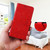 iPhone 17 Embossed Sunflower Leather Phone Case - Red iPhone 17 Embossed Sunflower Leather Phone Case - Red