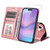 iPhone 17 ENKAY Card Wallet Calf Texture Leather Phone Case with Thickened Glue No White Edge Film - Pink iPhone 17 ENKAY Card Wallet Calf Texture Leather Phone Case with Thickened Glue No White Edge Film - Pink